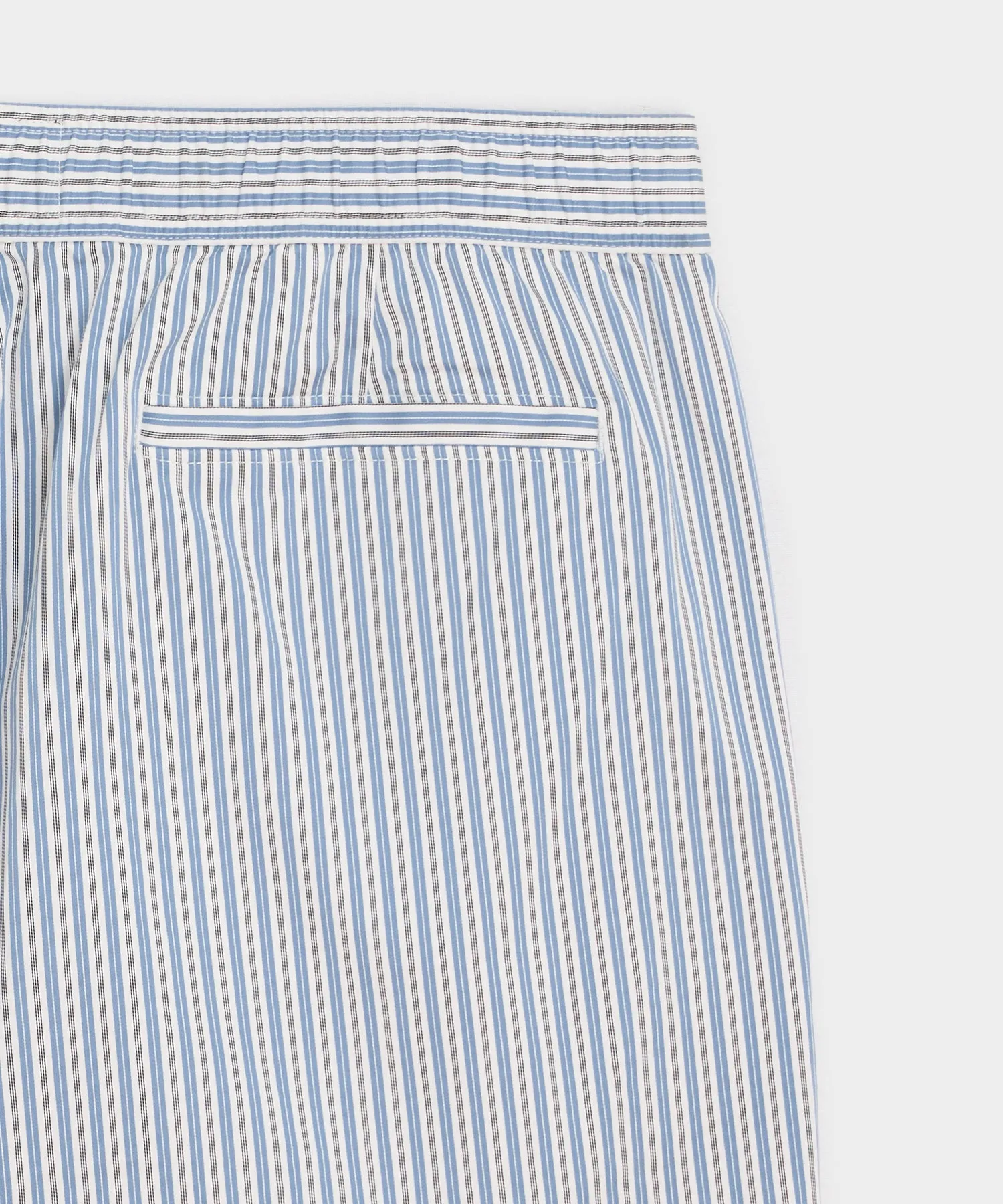5" Striped Poplin Short