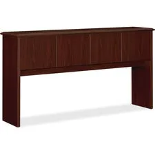 94000 Series Stack-on Storage Hutch With 4 Doors, 70w X 16.13d X 37h, Mahogany