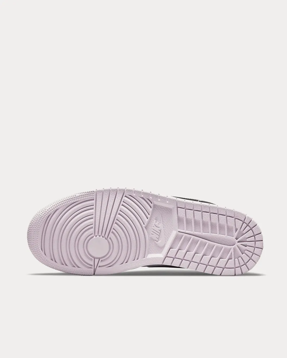 Air Jordan 1 Mid Light Violet / White / Black High Top Sneakers