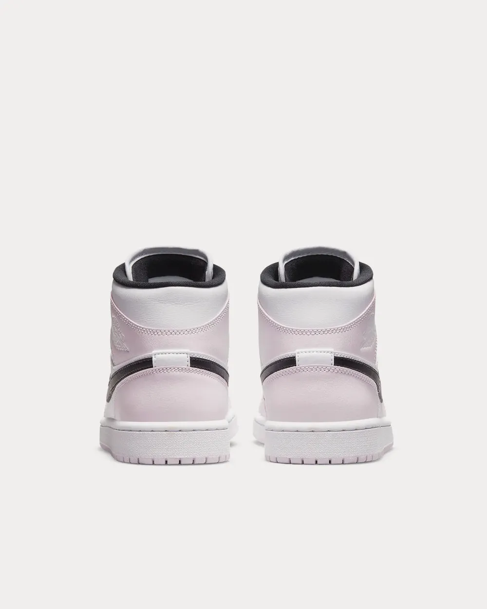 Air Jordan 1 Mid Light Violet / White / Black High Top Sneakers