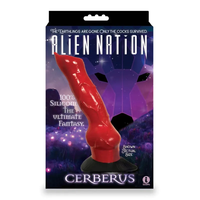 Alien Nation Cerberus Silicone Creature Dildo -  Red