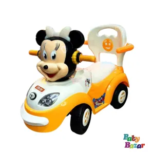Baby Tolo Car/Push Car In Micky Mouse Face For Kids