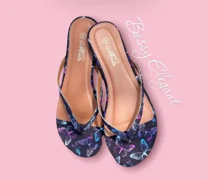 Black Butterfly Sandals