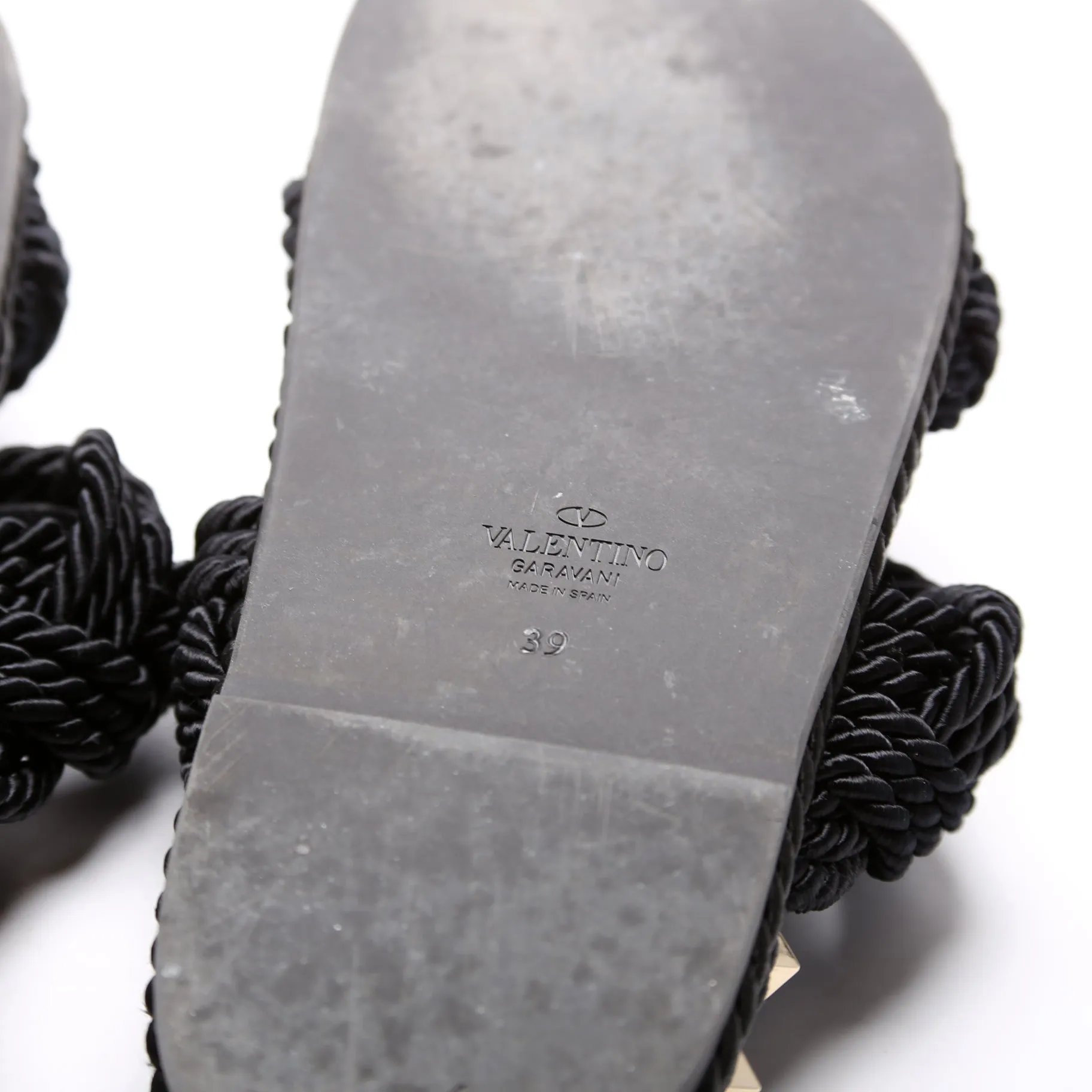 Braided Espadrille Sandals Size 39