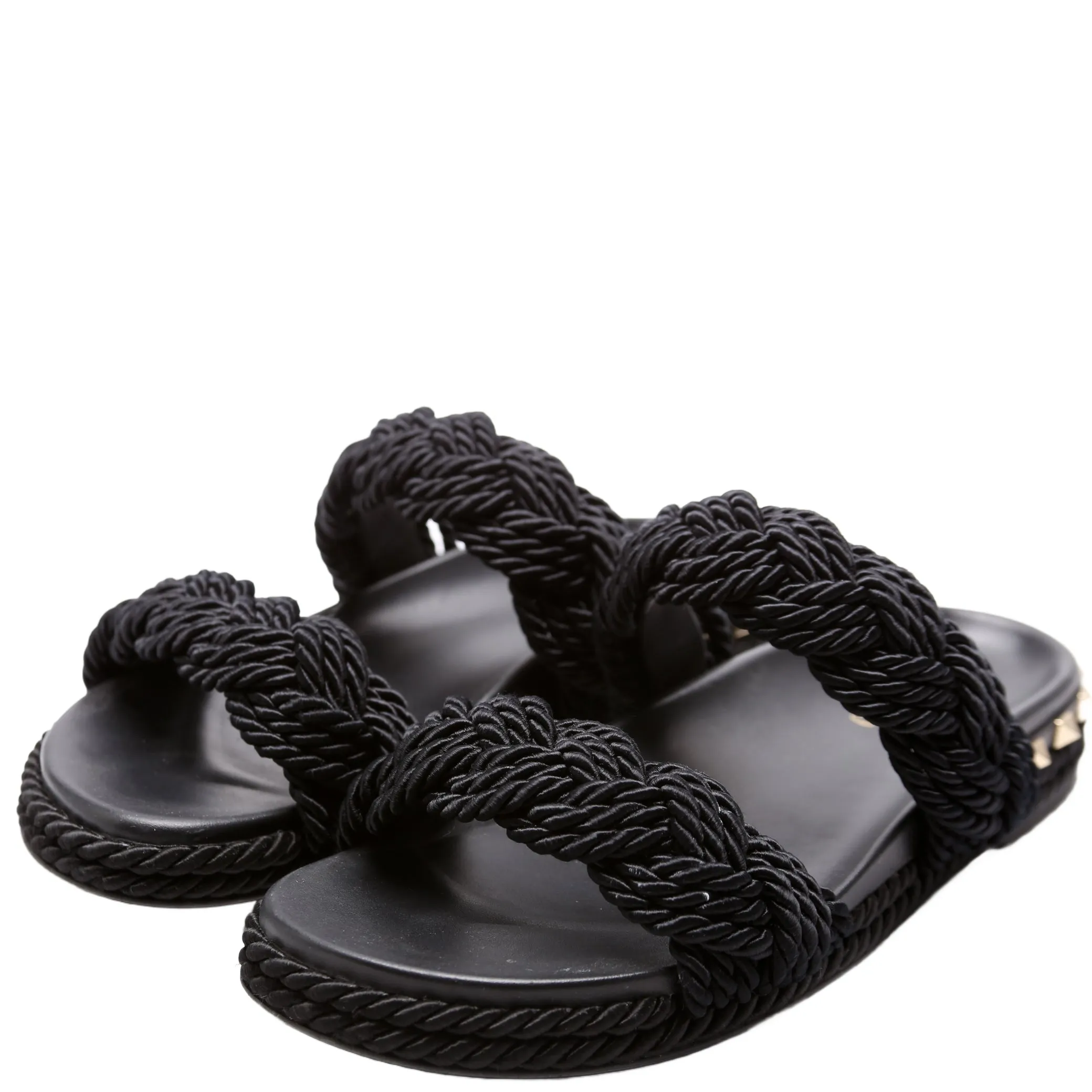 Braided Espadrille Sandals Size 39