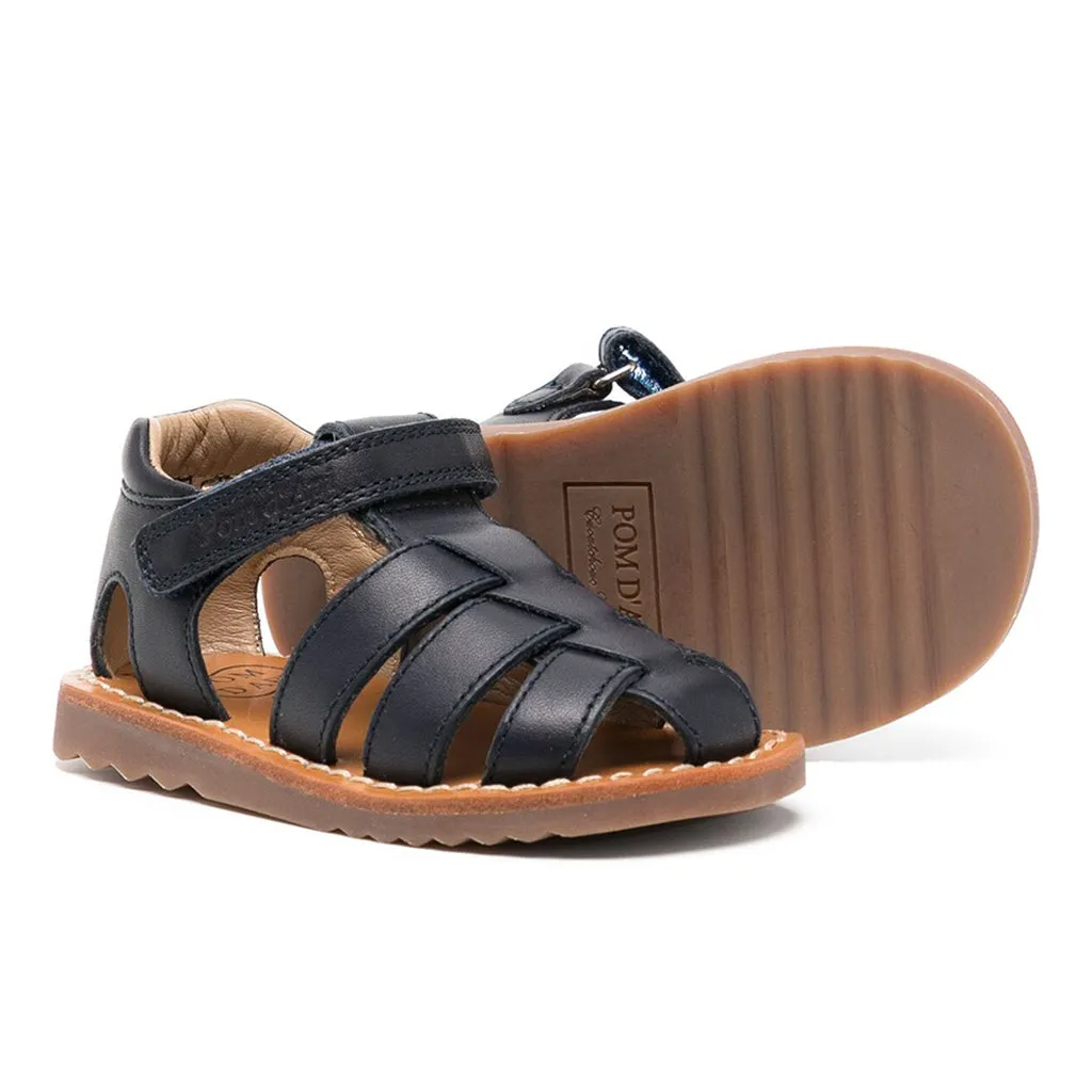 Caged Design Leather Sandals