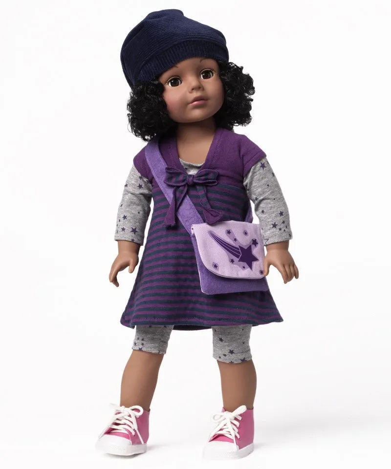 Cap and Stripes, Favorite Friends, Dark Skin, Brown Eyes, Black Hair