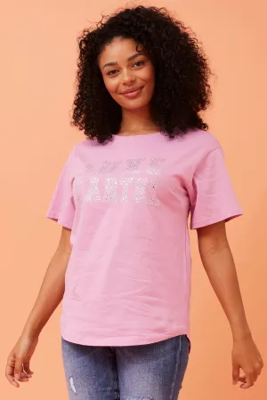 Caroline Morgan Graphic Print Tee