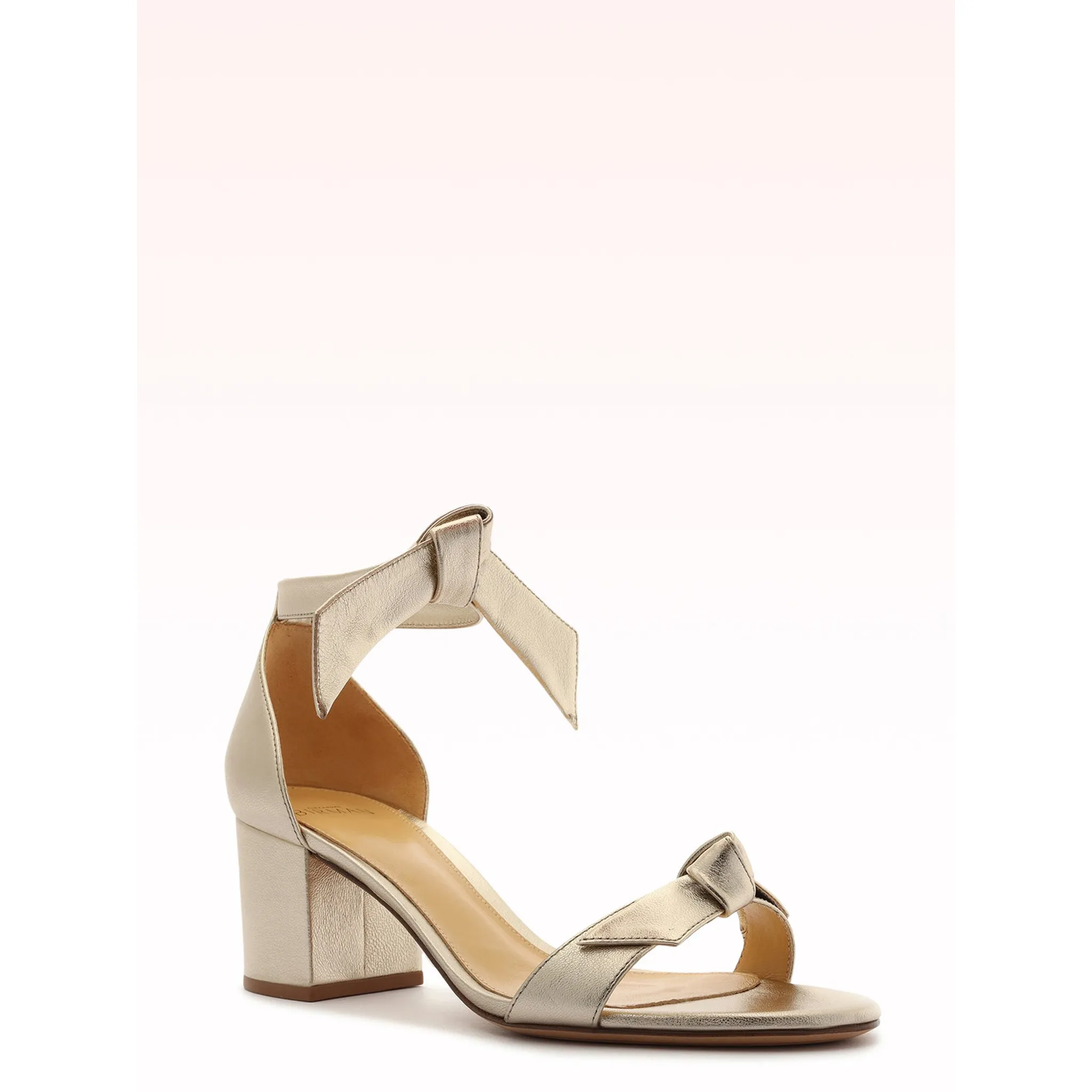 Clarita Block 60 Golden Sandal