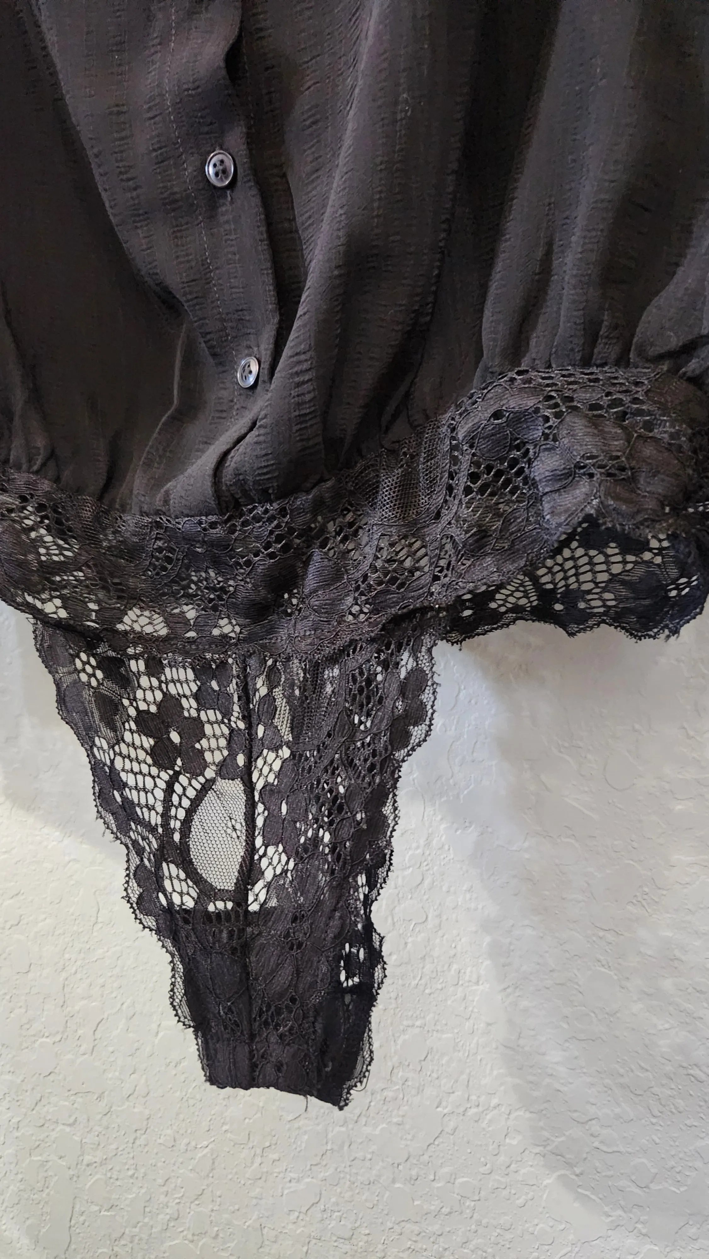 Close To You Bodysuit blouse-Black