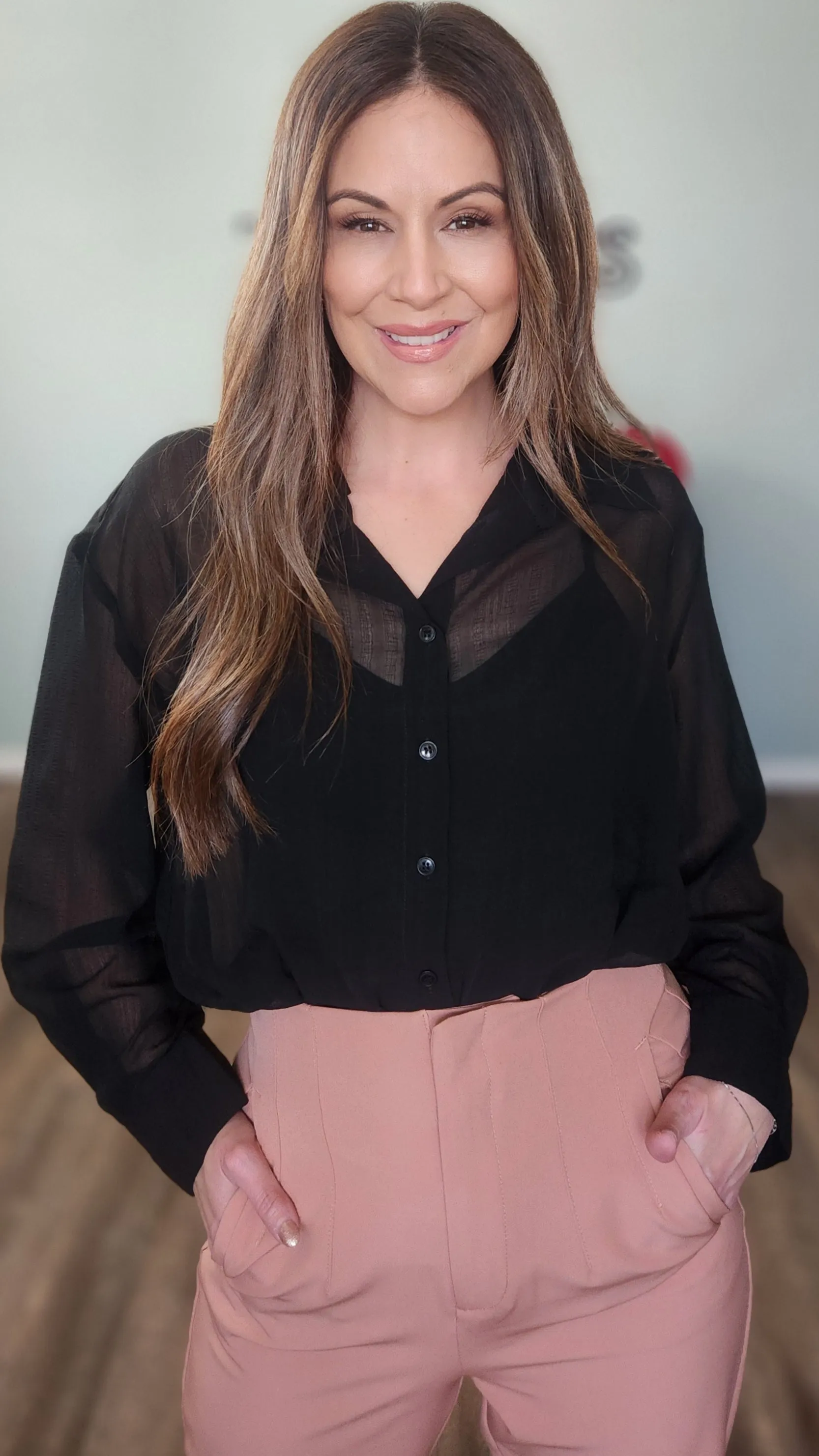 Close To You Bodysuit blouse-Black