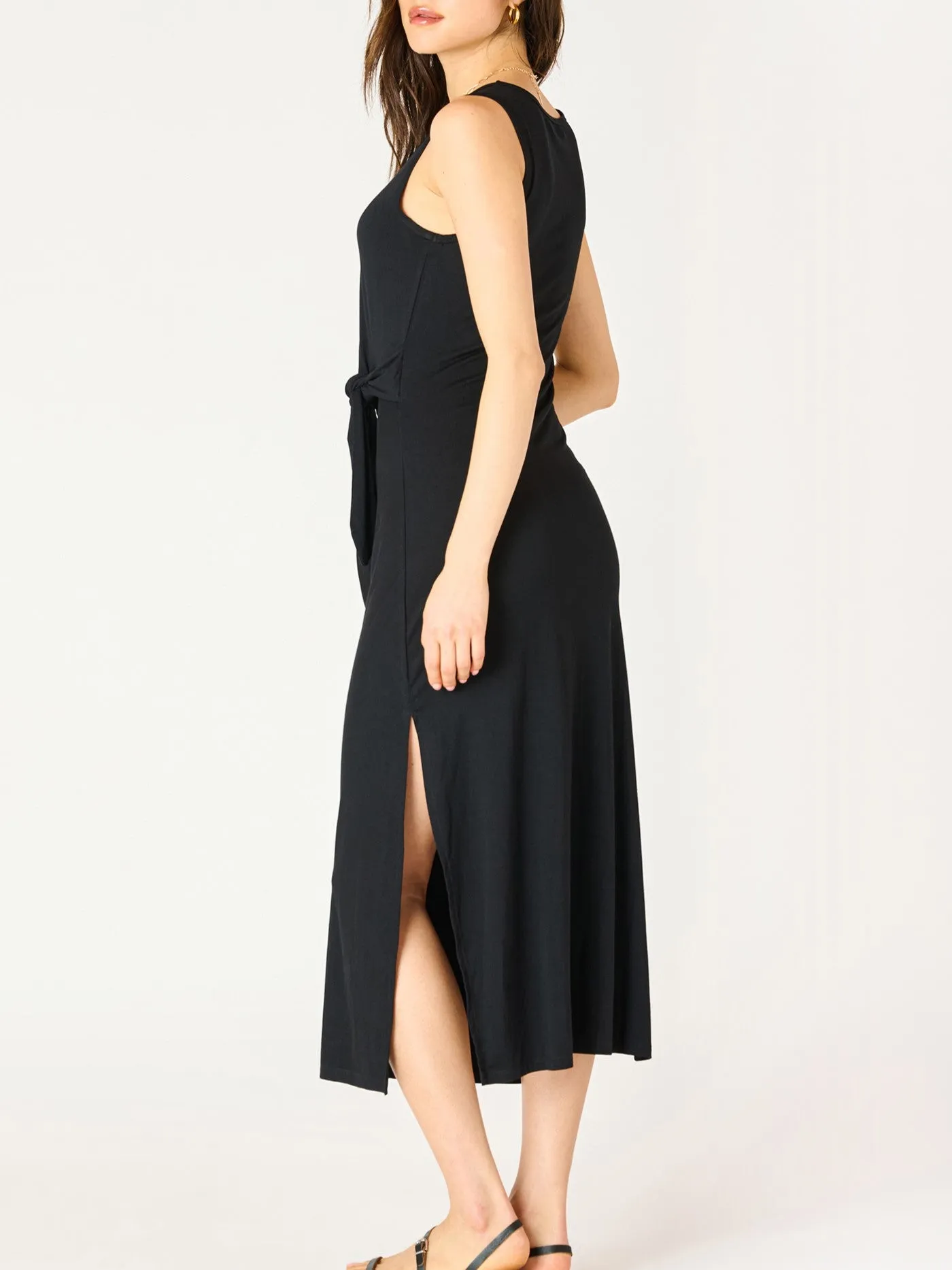 DEX Sleeveless Knot Detail Midi Dress