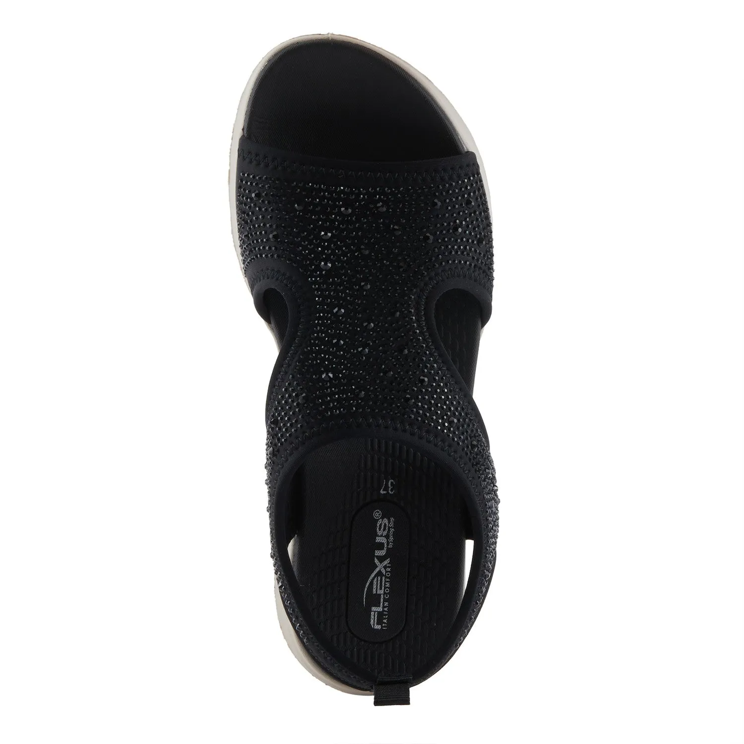 Flexus by Spring Step Women's Gosselin Open Toe Sandal - Black