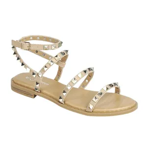 Forever Summer Studded Sandal - Taupe