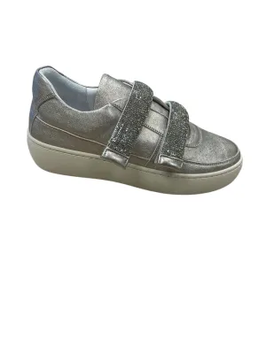 Fratelli Russo gold leather sneakers