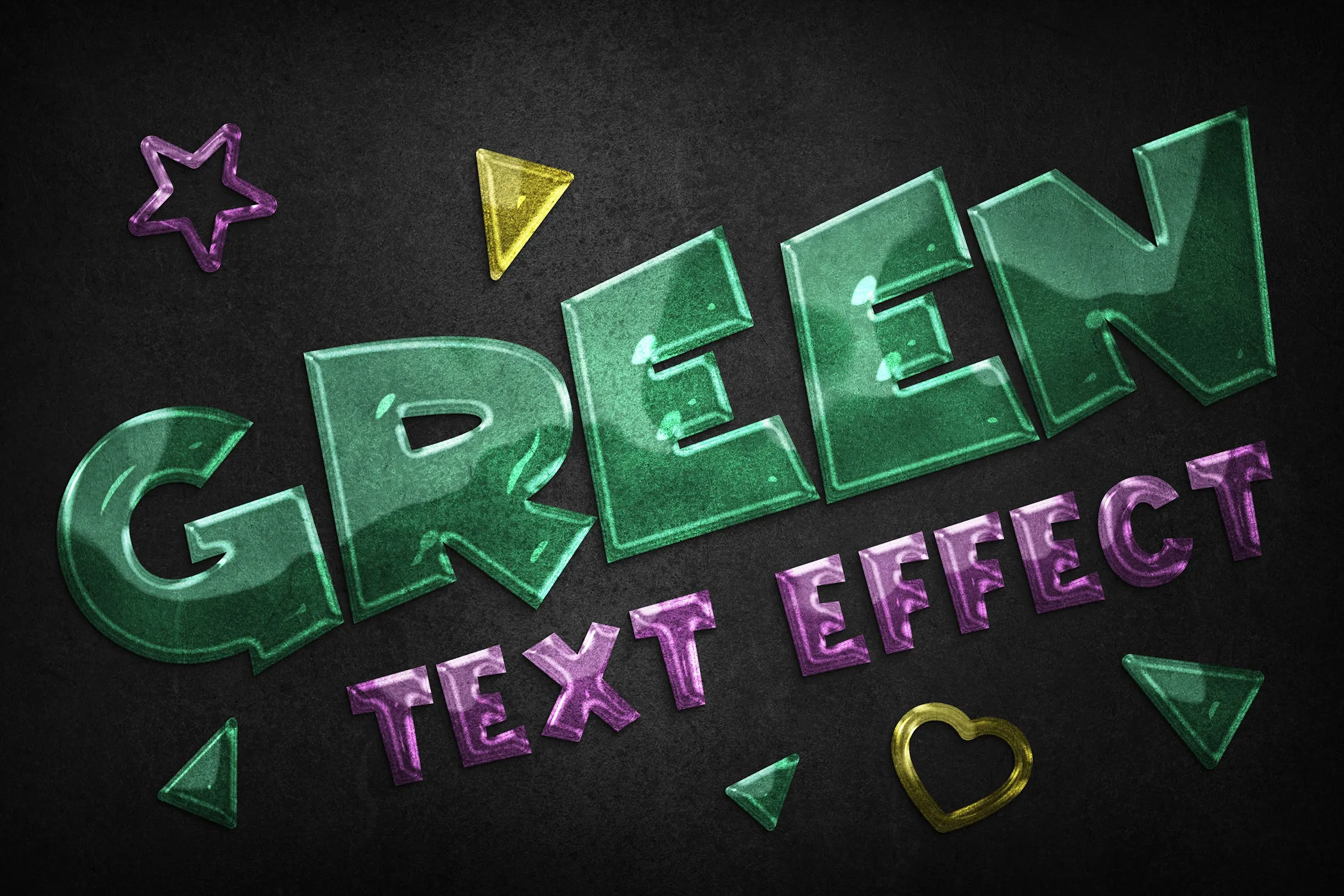 Glass Text Effects