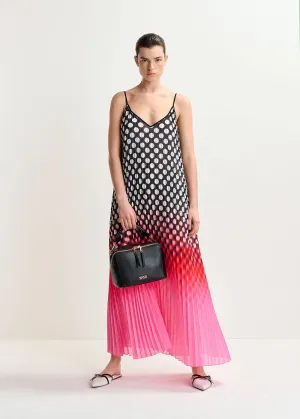 Hyacinth Plissé Slip Dress