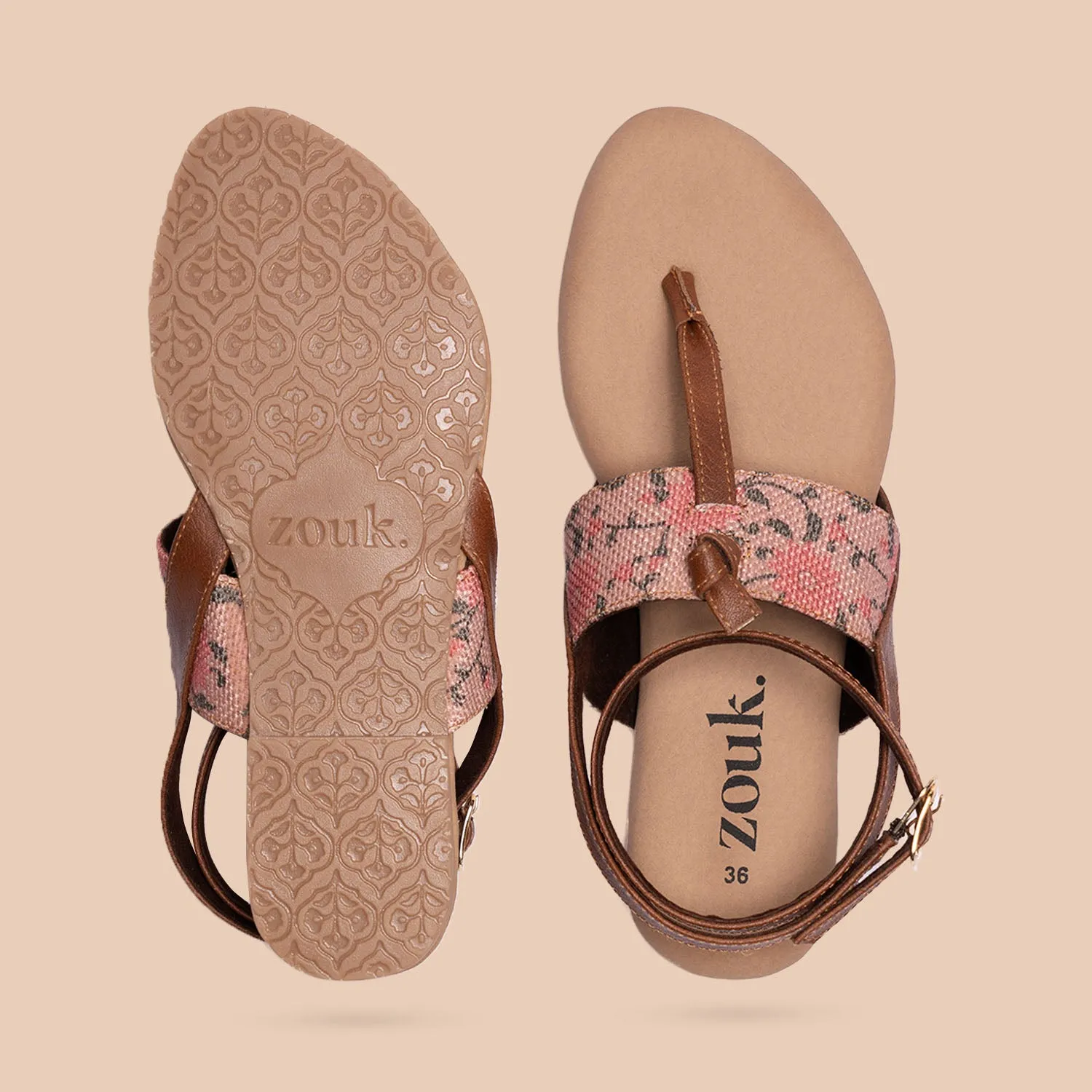 Jaipur Garden T Strap Sandal