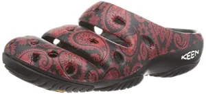 KEEN Men's Yogui Comfortable Slip On Lightweight Clogs, Rip City Paisley, 11