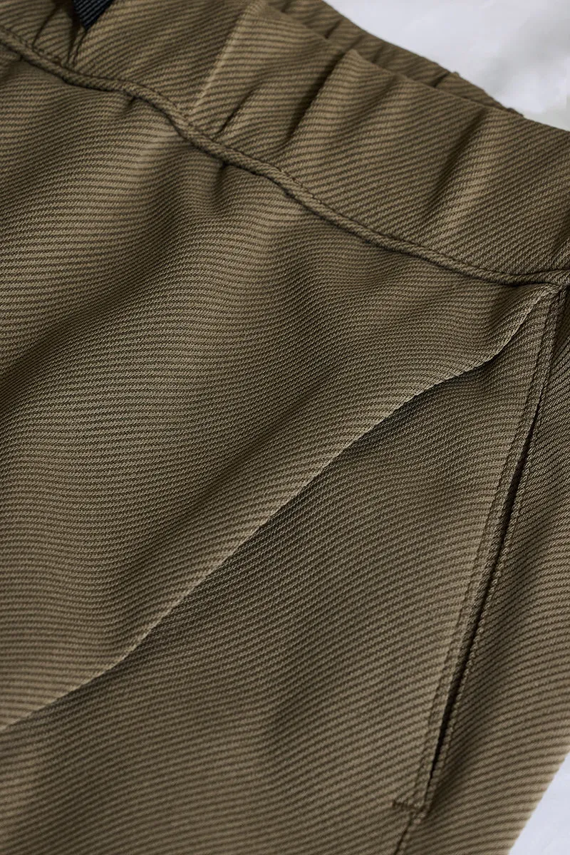 Khaki Relaxed Fit Trousers