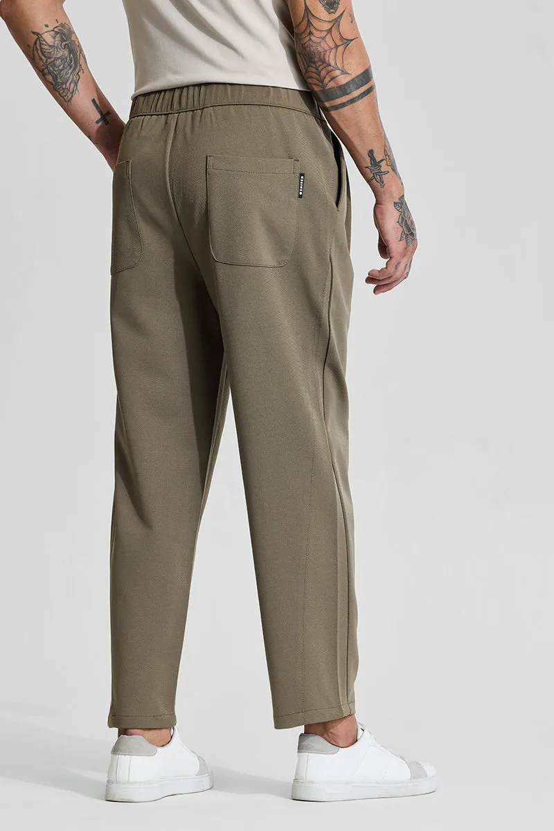 Khaki Relaxed Fit Trousers