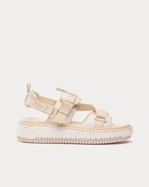 Lilli Flat Nomad White Sandals