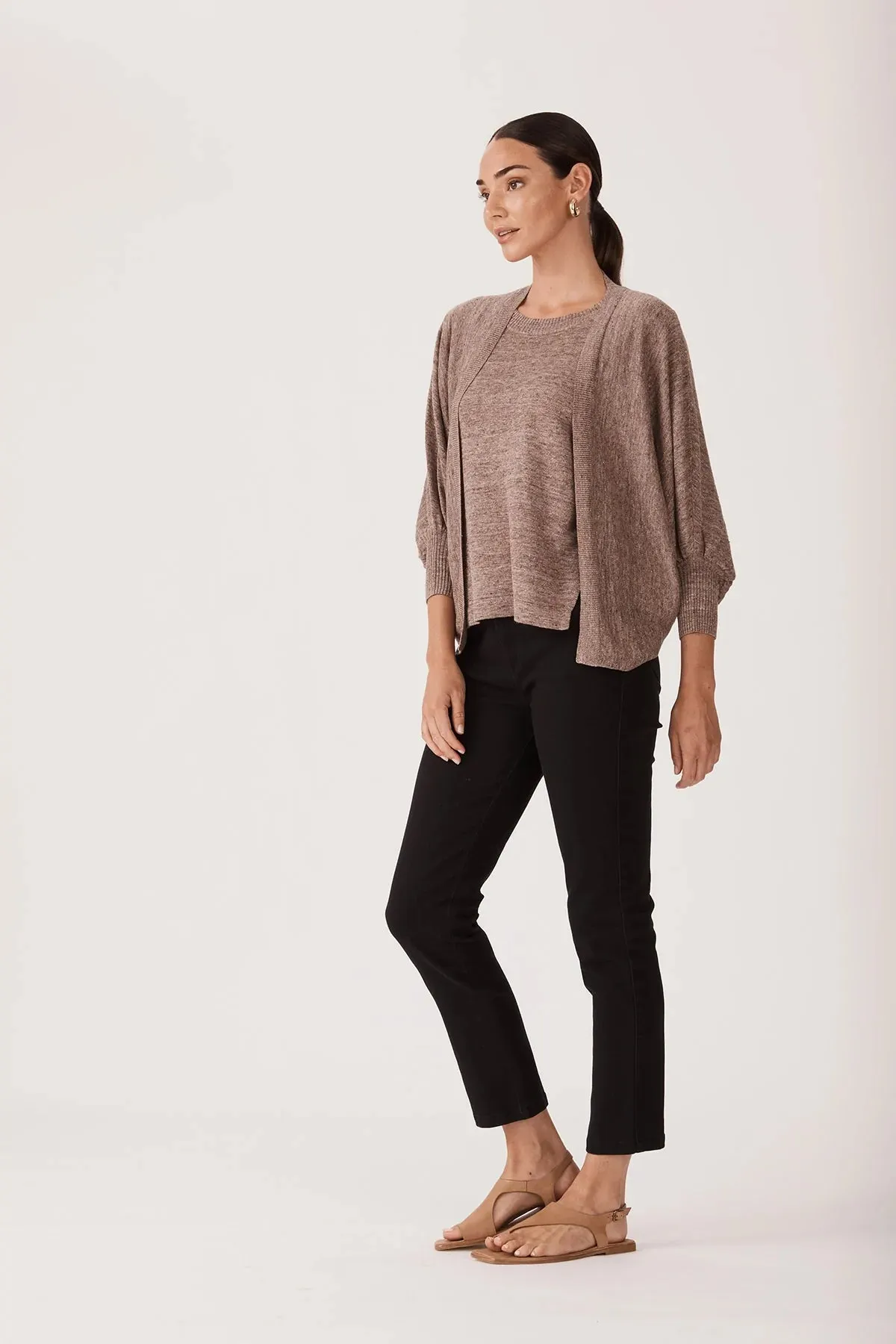 Linen Knit Shrug