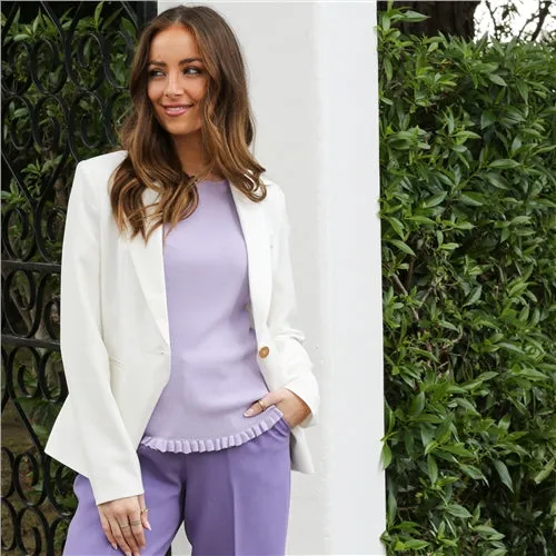 Lydia Lilac Knitted Top