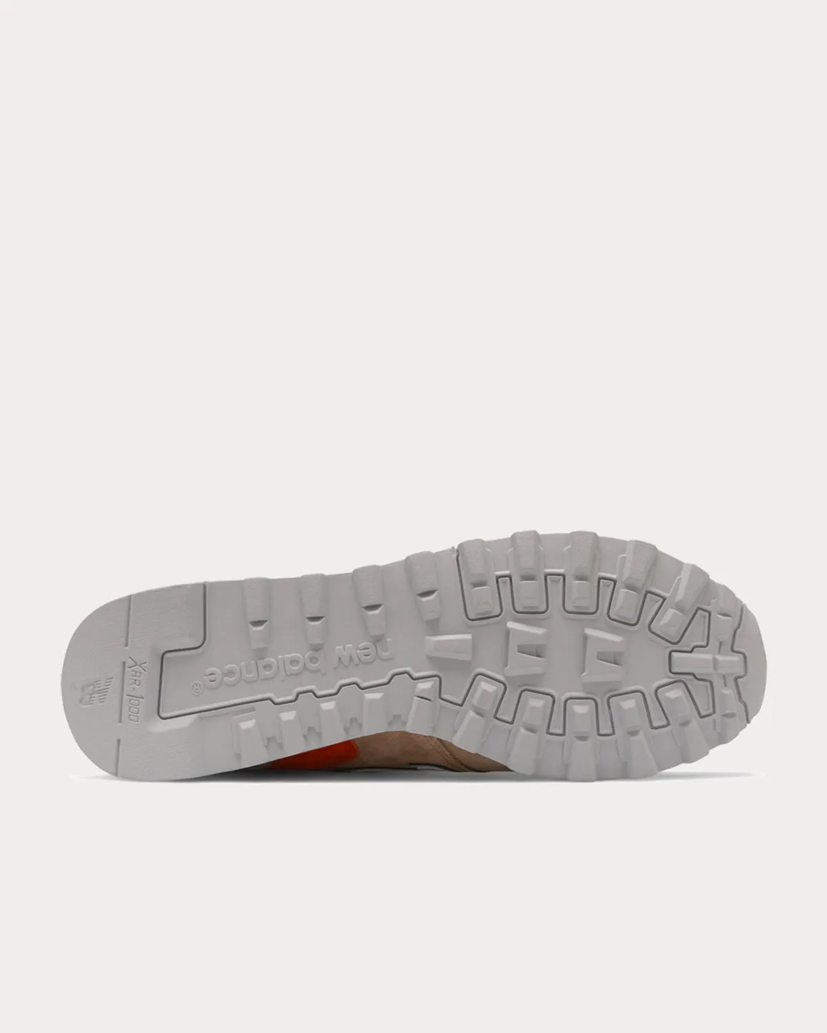 Made in US 1300 Tan & Orange Low Top Sneakers