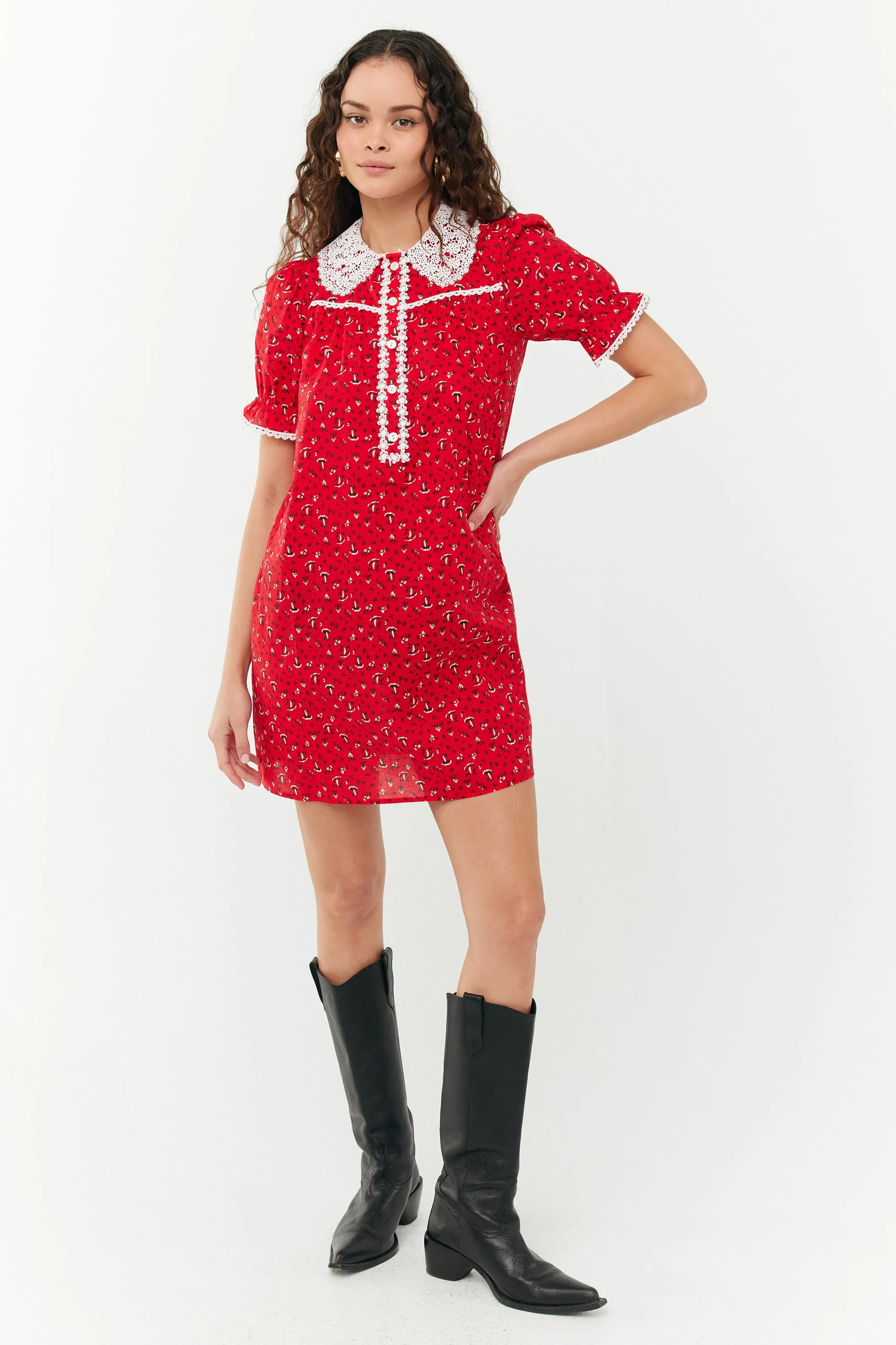 Marie Mini Baby Doll Dress