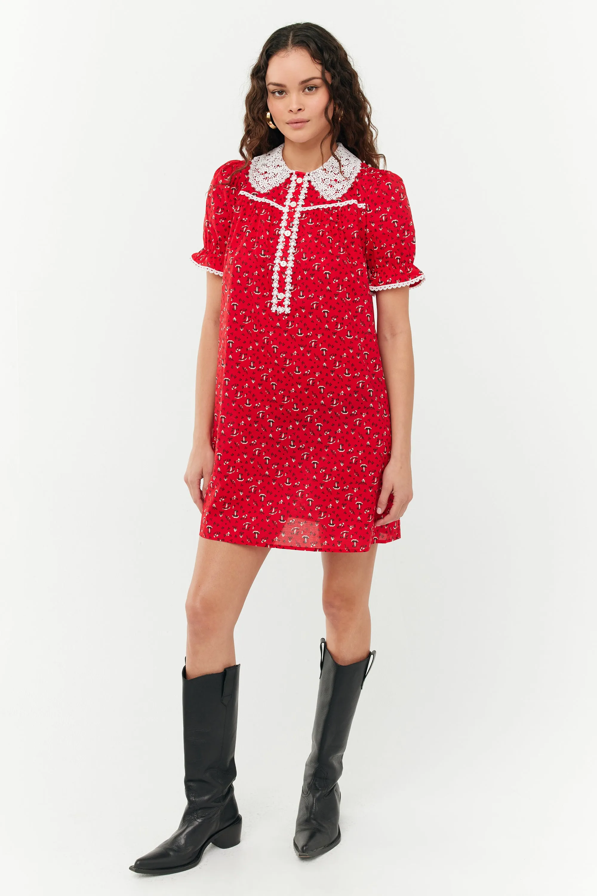 Marie Mini Baby Doll Dress