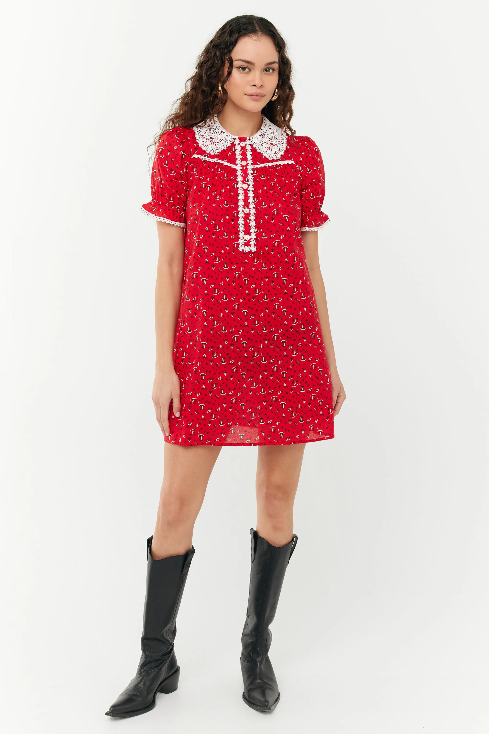 Marie Mini Baby Doll Dress