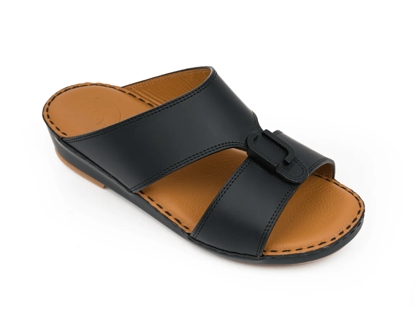 MATTE BOYS CLASSIC DAVINCI ARABIC SANDALS BLACK