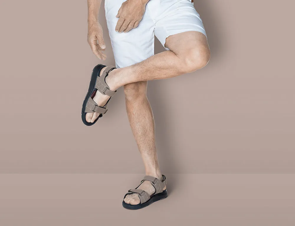 Mens Active Adjustable Alexander Brown Sandals
