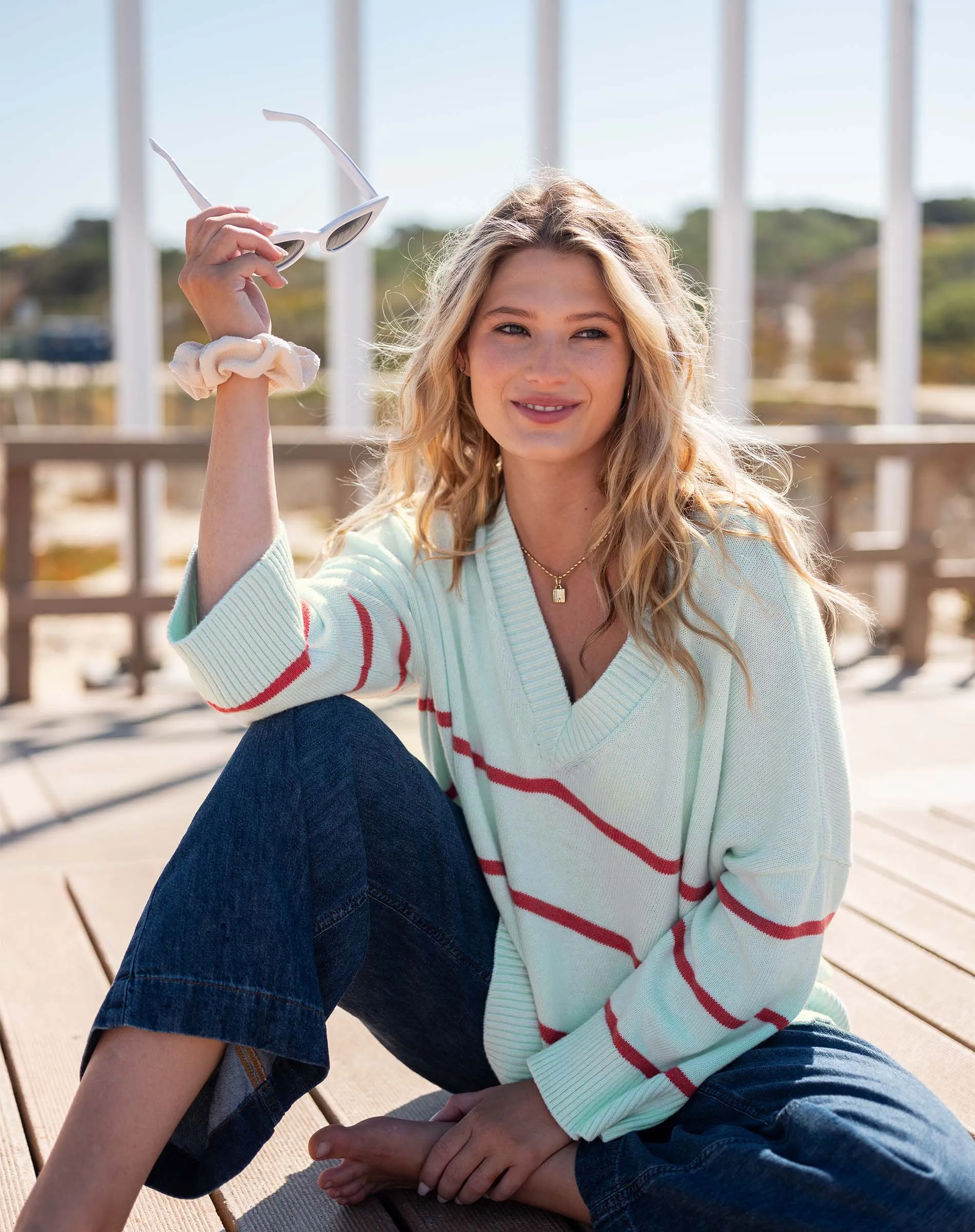 Montauk V-neck Sweater