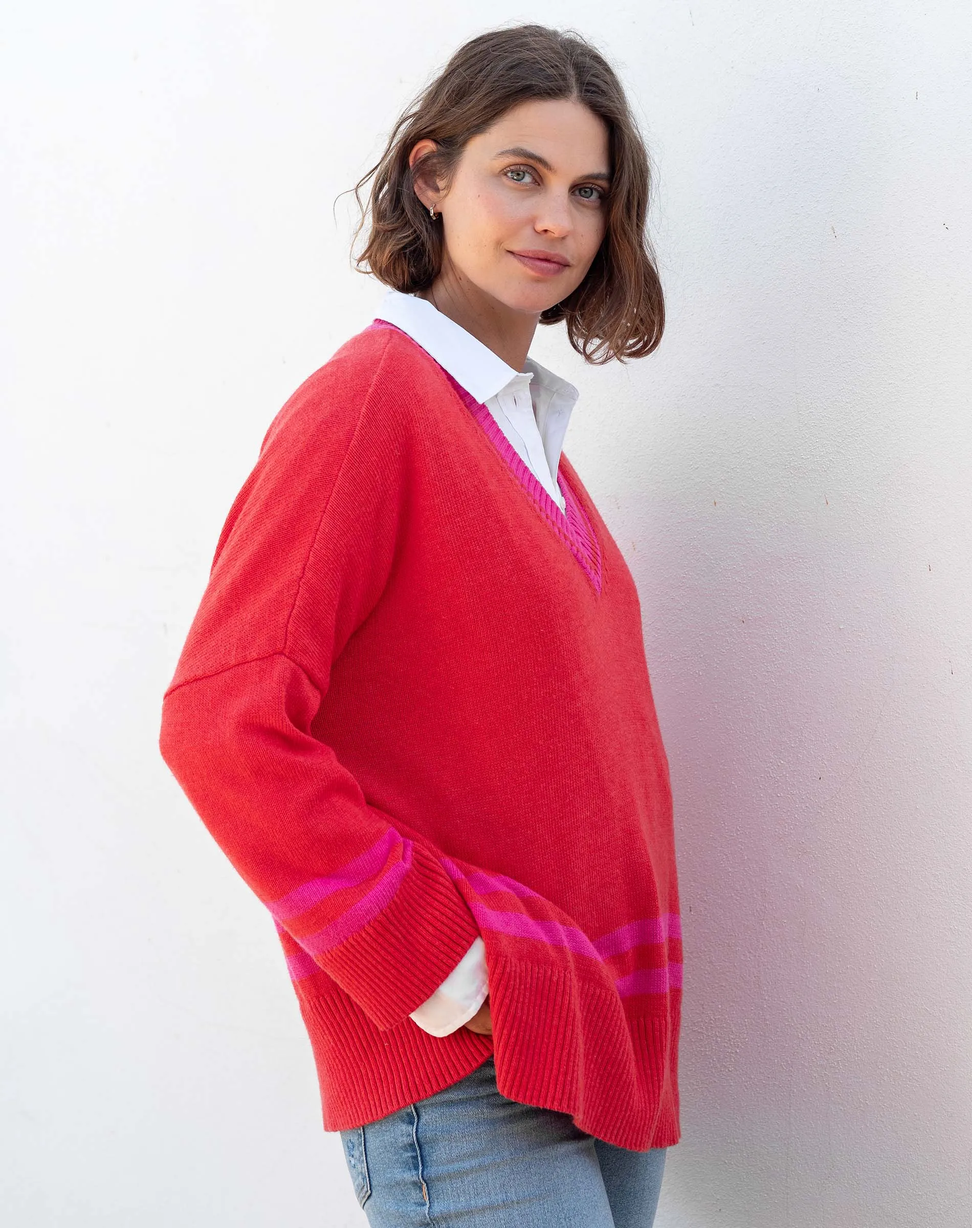 Montauk V-neck Sweater