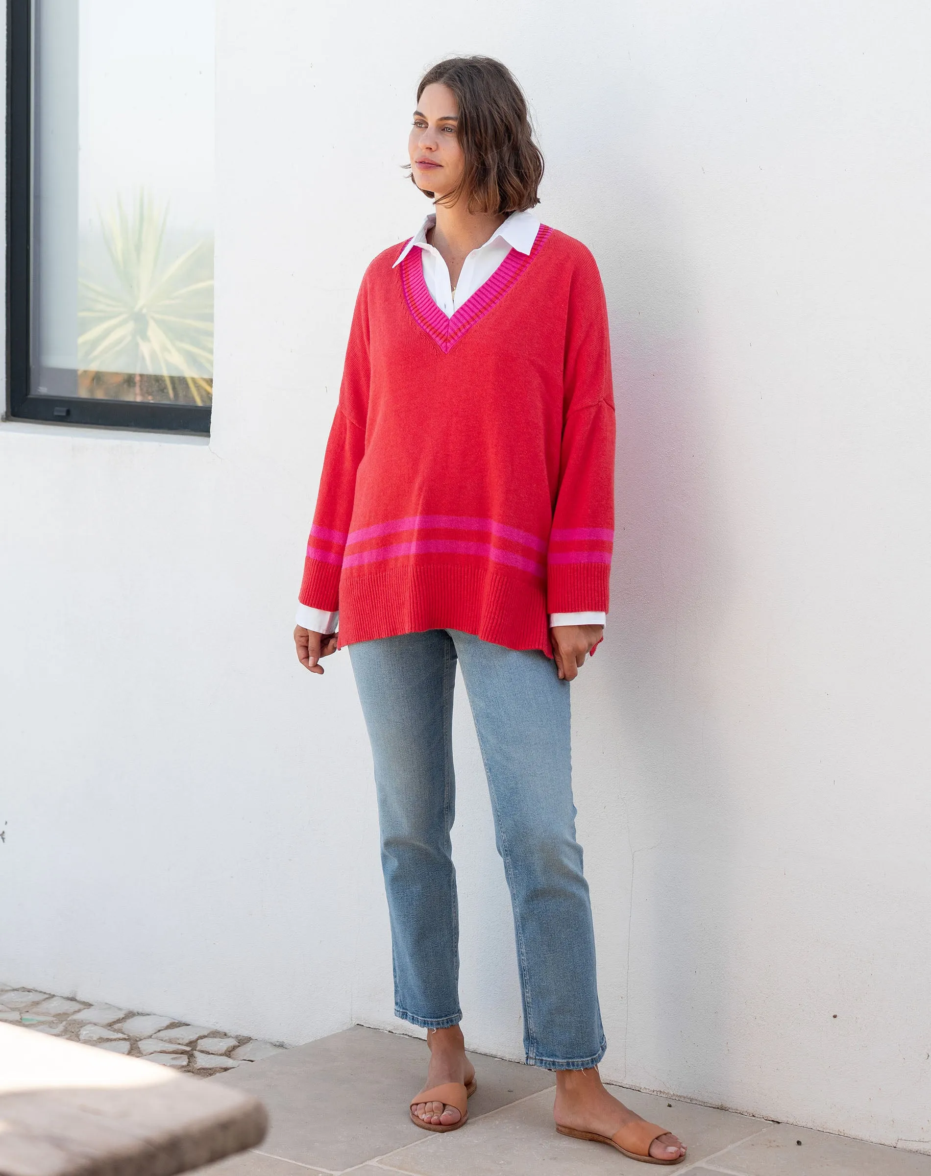 Montauk V-neck Sweater