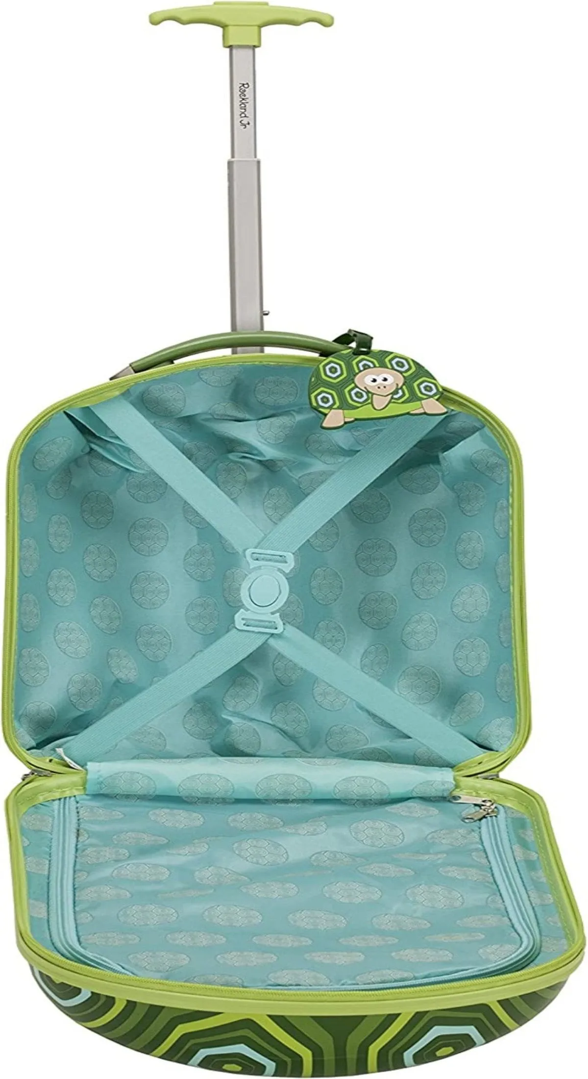 My First Hard-side Spinner Luggage, Turtle, Carry-On 19-Inch