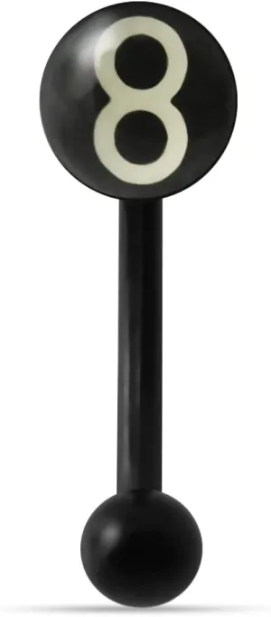 Number 8. Logo Flexible Eyebrow Ring
