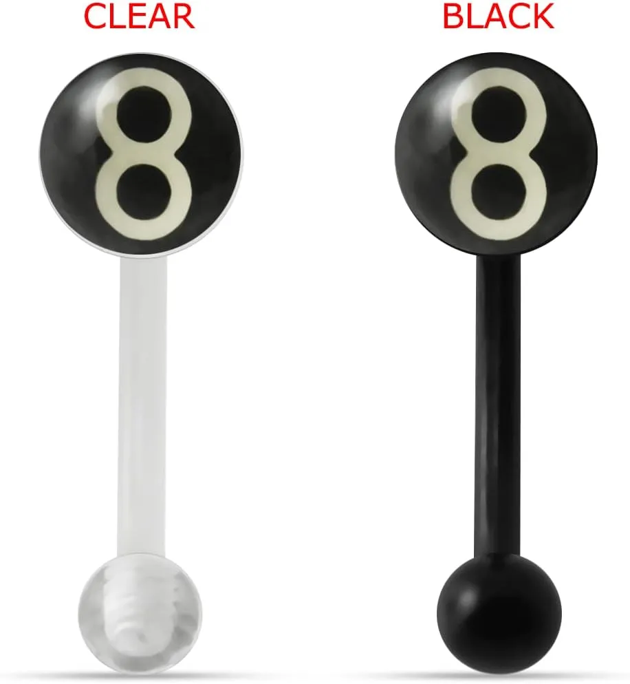 Number 8. Logo Flexible Eyebrow Ring