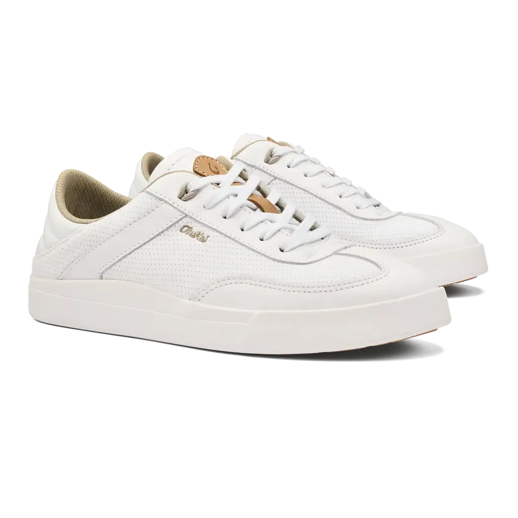 Olukai Women's  Kilea Sneaker – Retro Court Style with All-Day Comfort