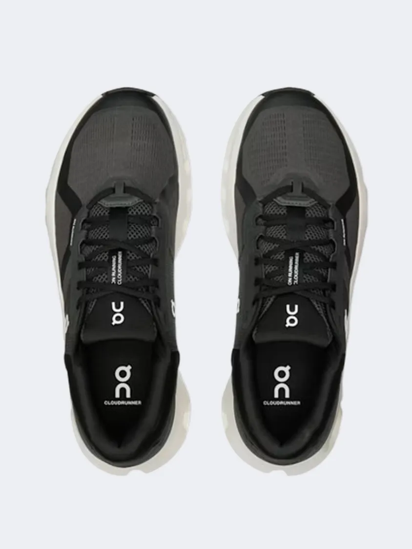 On Cloudrunner 2 Wide Men Running Sneakers Eclipse/Black