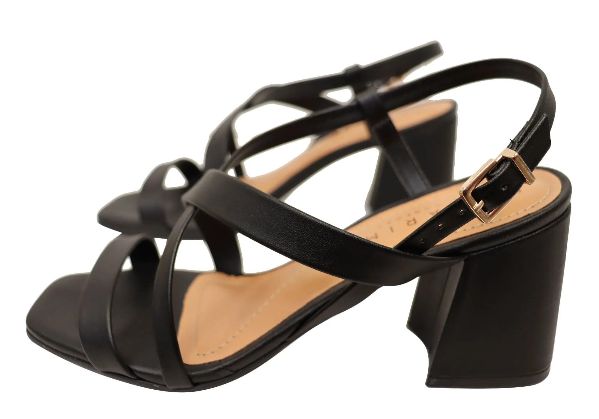 Ramarim Gina Womens Comfortable Brazilian Heels Dress Sandals