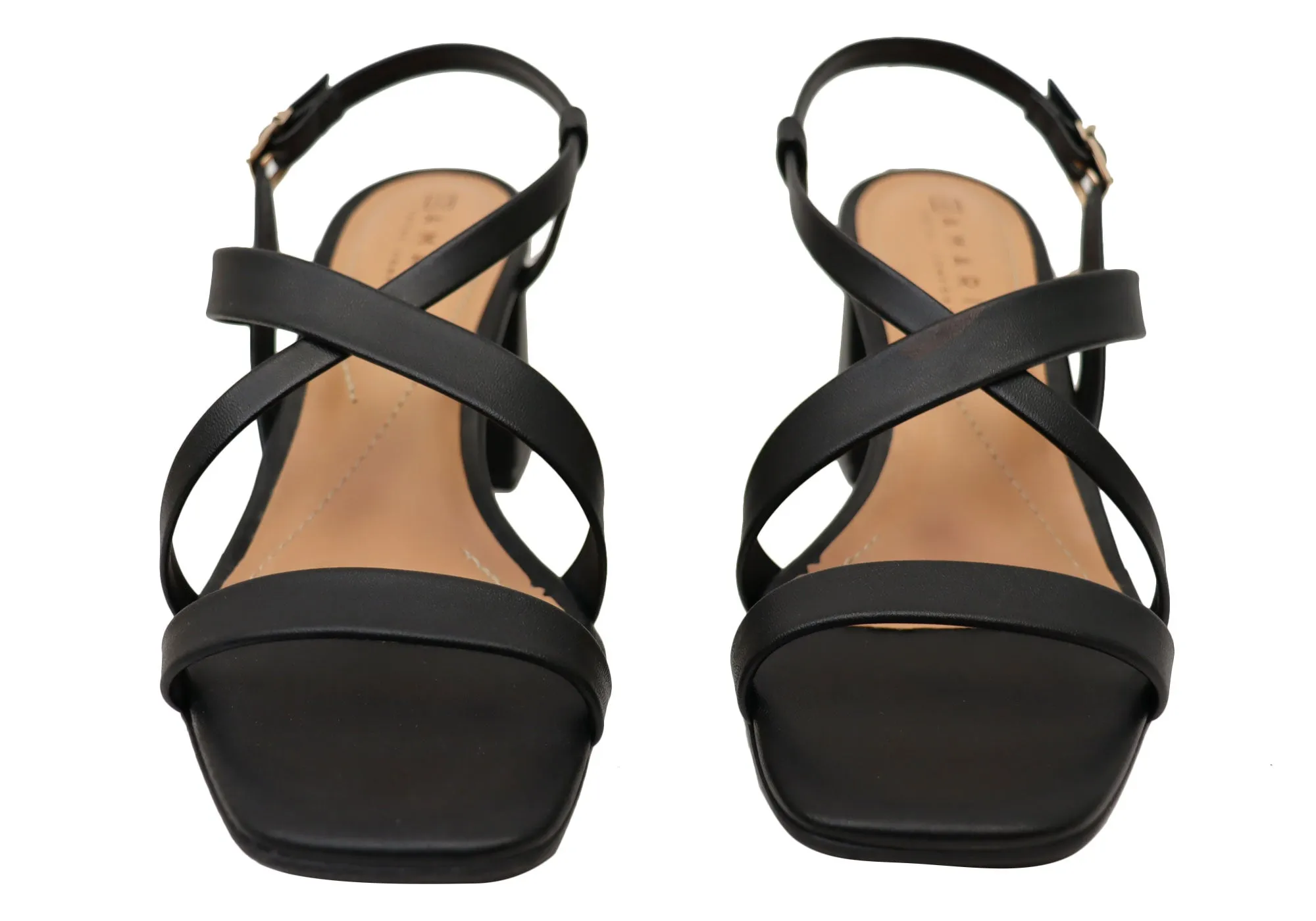 Ramarim Gina Womens Comfortable Brazilian Heels Dress Sandals