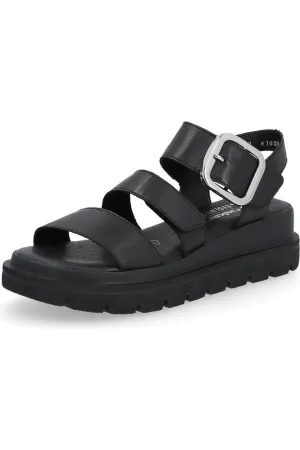 Rieker Ladies Sandals W1650 00 Black Rieker Ladies Sandals W1650 00 Black