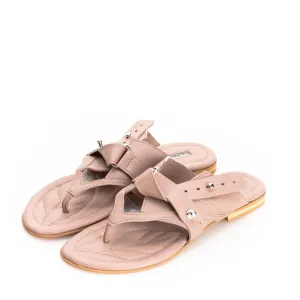 SHR Flip Up beige leather sandals