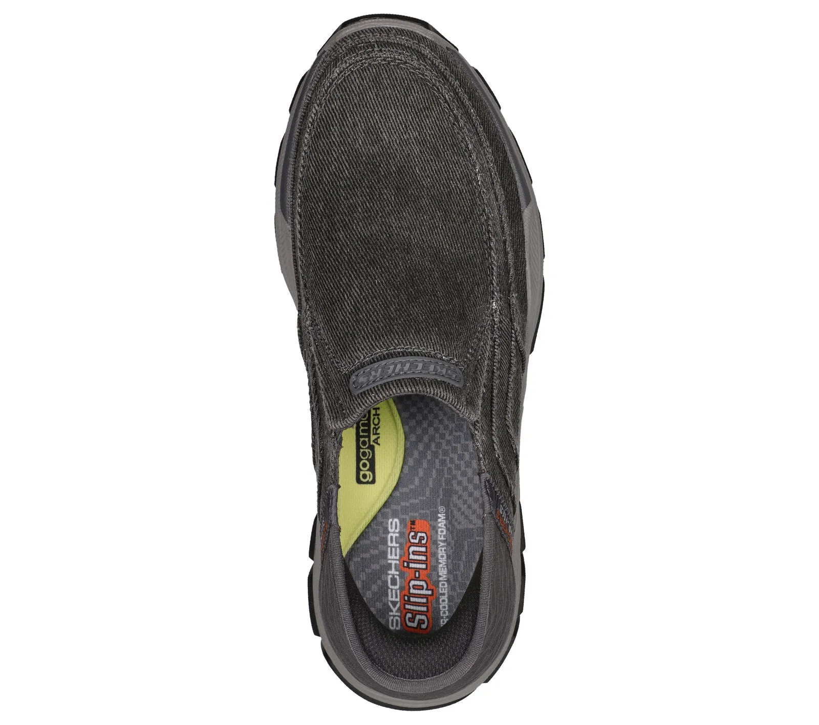 SKCHERS MENS RESPECTED HOLMGREN - CHARCOAL