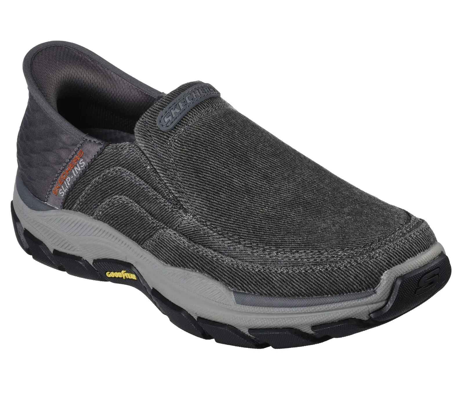 SKCHERS MENS RESPECTED HOLMGREN - CHARCOAL