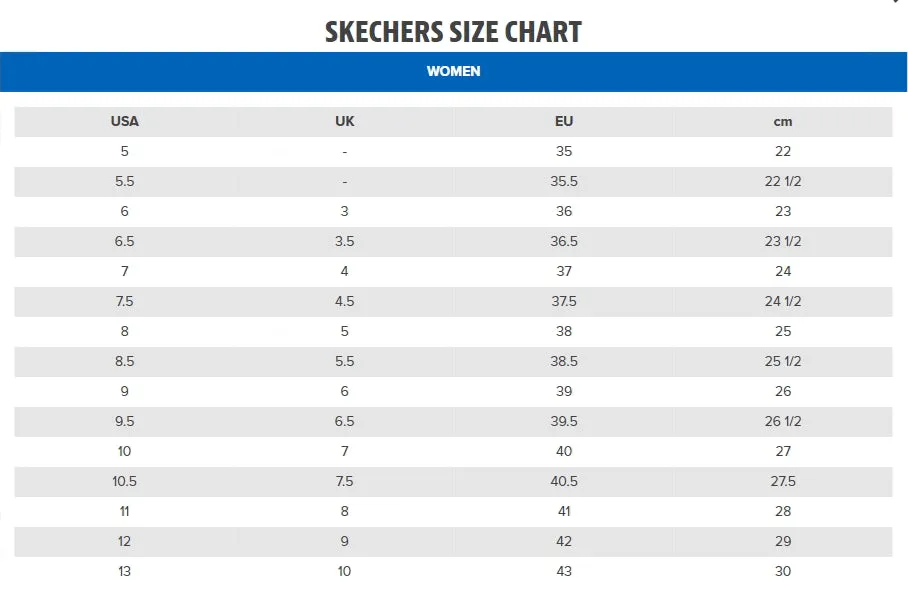 Skechers (GAR76551EC) Ladies Eldred in UK 3 to 8