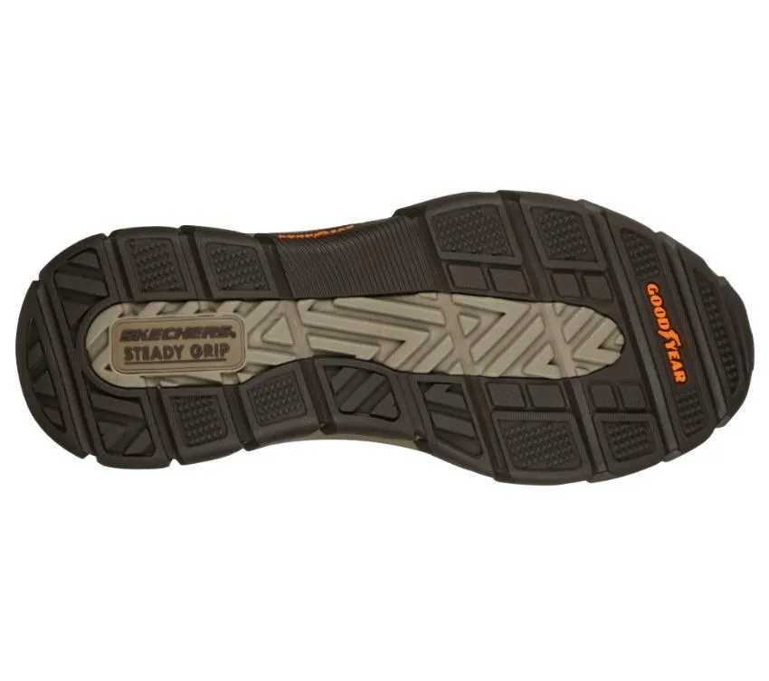 Skechers Mens Relaxed Fit Respected Callum Dark Brown